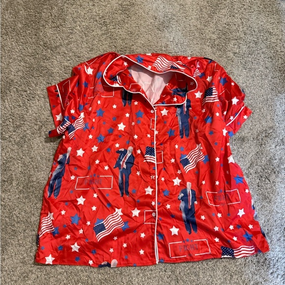 Other - Red  Pajamas with Patriotic Print